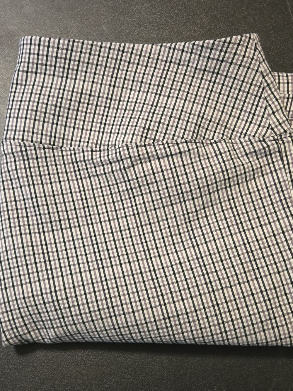 Worthington Plaid No Button Pants Size 16